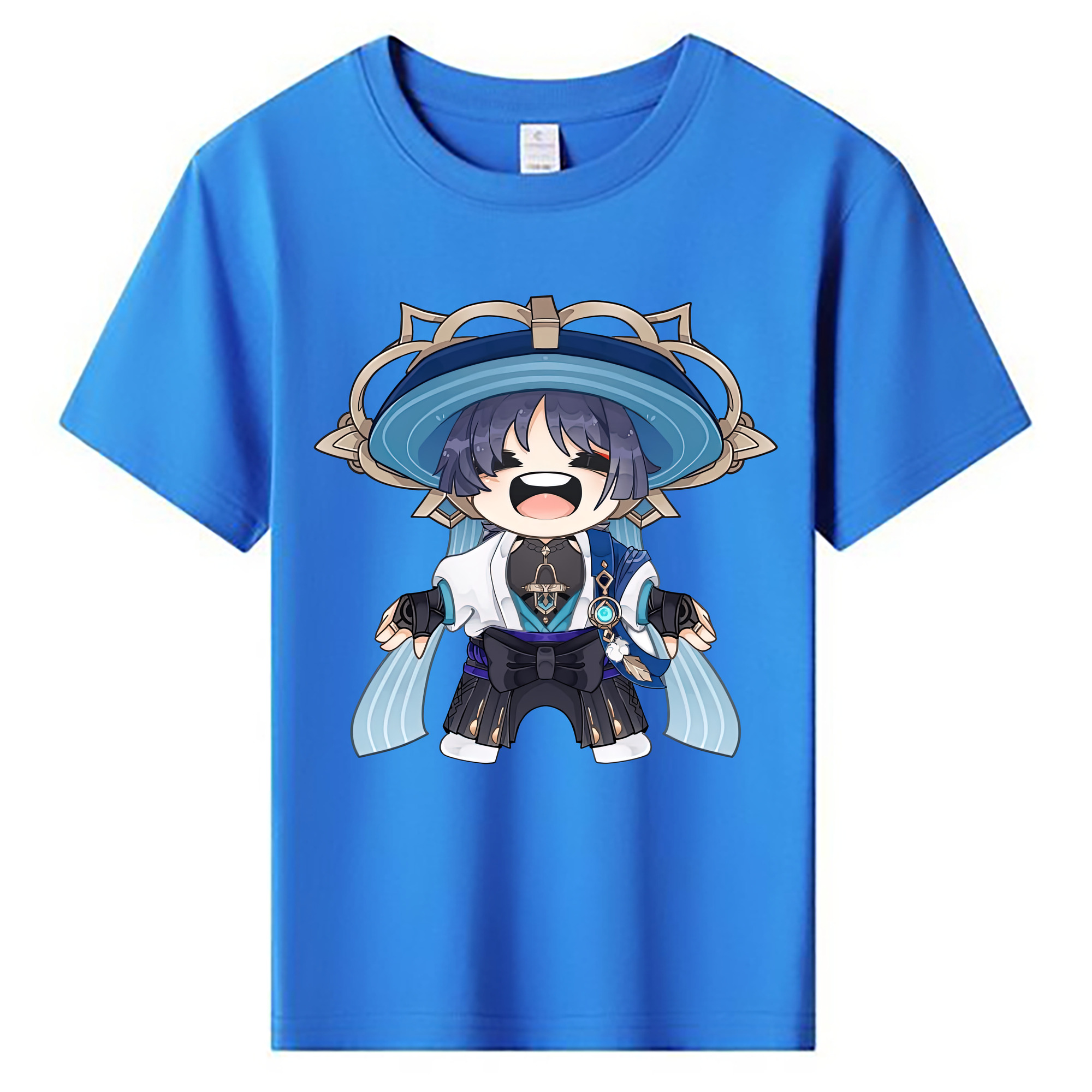 げんし神 さんペい genshin Sanpei 綿100％キッズTシャツ（フロントプリント）